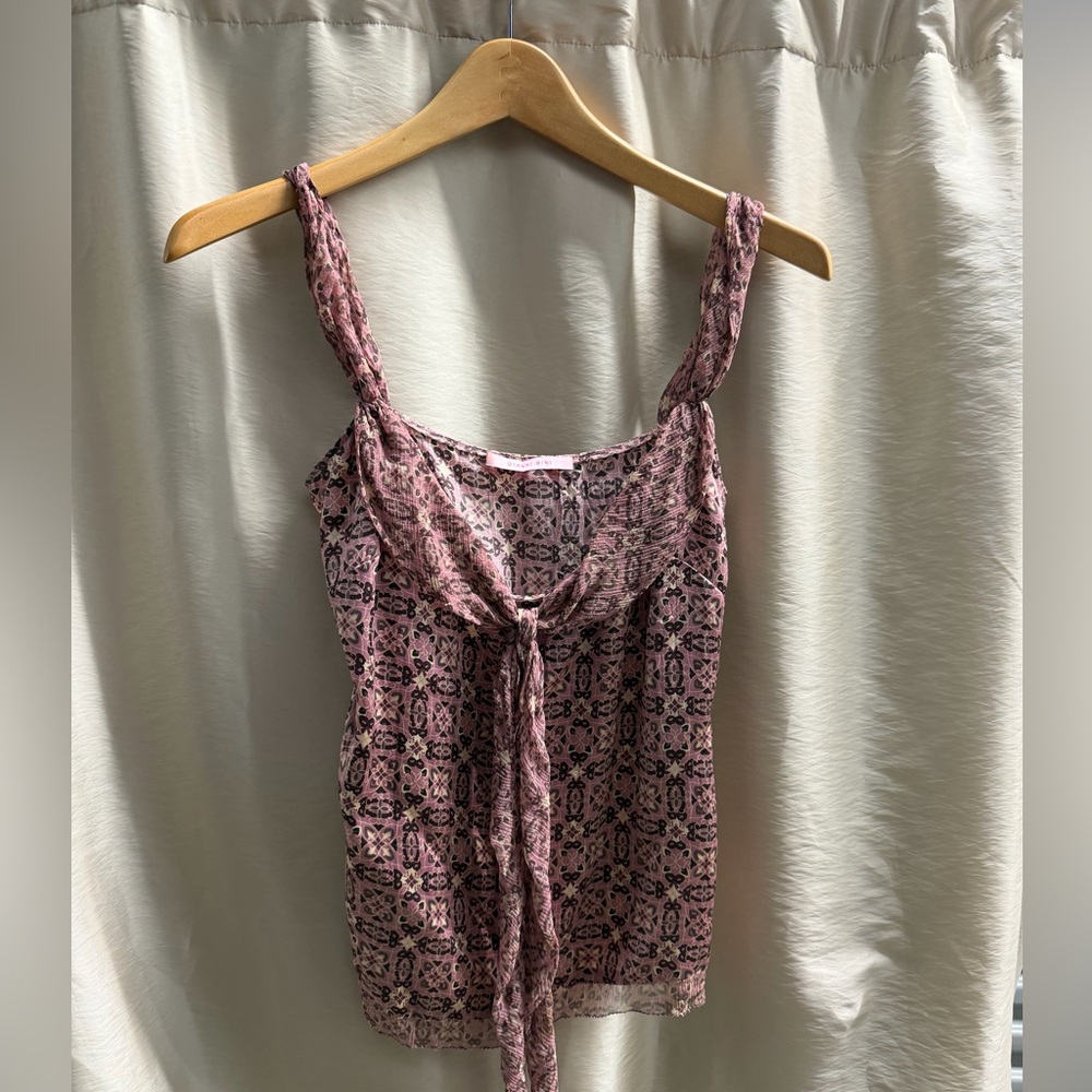 Gianni Bini Pink Patterned Camisole
